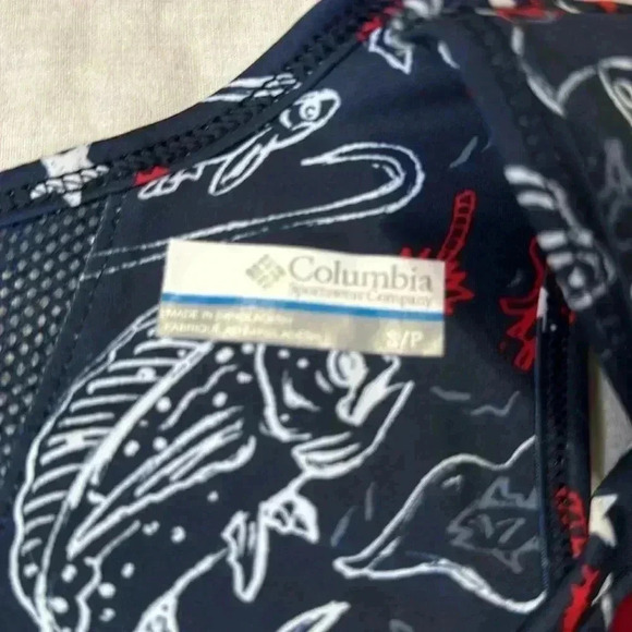 COLUMBIA Women's Size S PFG Freezer 3 III 4th of July America Merica Tank Dress - Picture 5 of 6